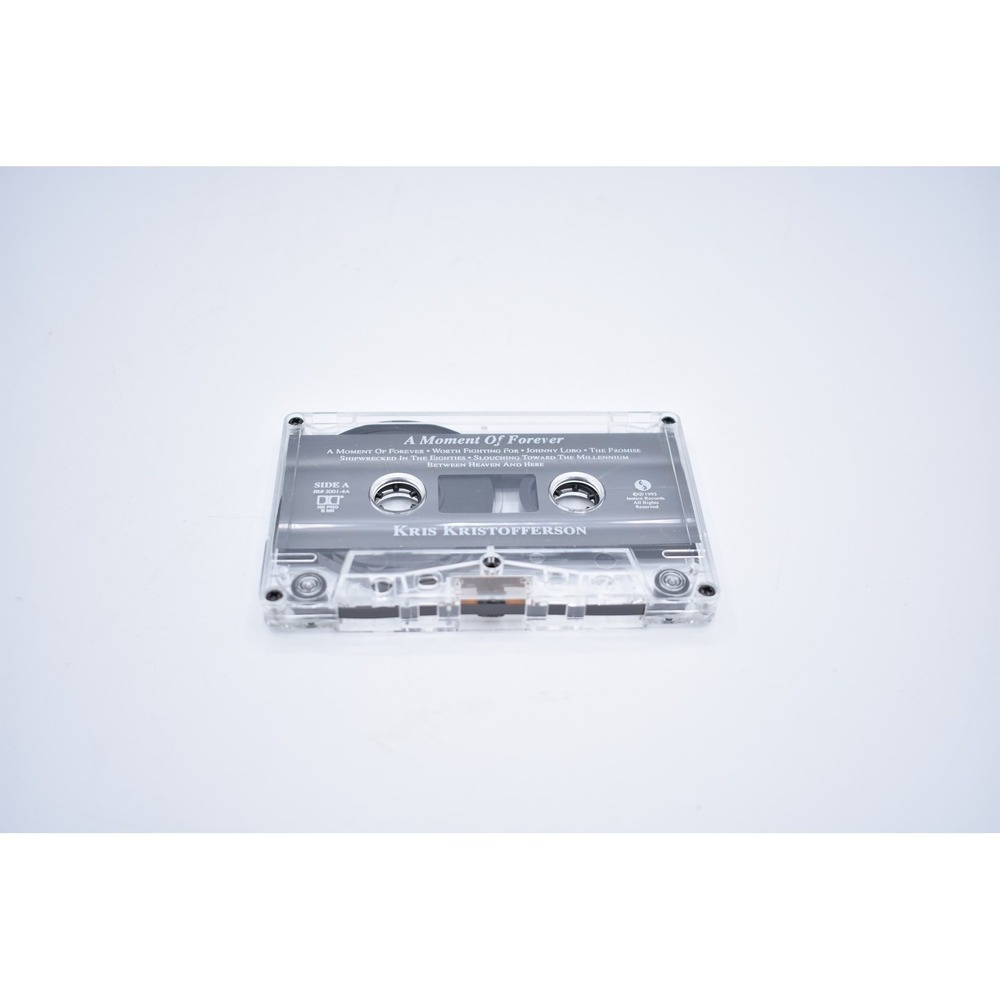 Kris Kristofferson A Moment of Forever Cassette Tape 1995 Justice Records Folk - Picture 3 of 5